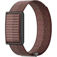 Strap-it Nylon bandje geschikt voor Polar Loop (Wijnrood)