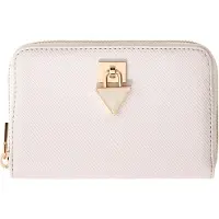 GUESS portemonnee Patsie SLG Zip Around Wallet Cream White crème