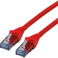 Roline Netwerkkabel | Cat6a U/UTP | 10 meter (100% koper, LSZH, Rood)