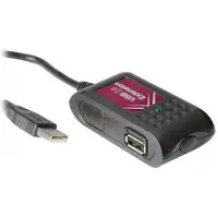 Value USB 2.0 verlenging, 2 voudig, zwart, 5 m