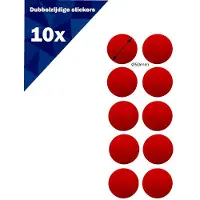 FSW-Products - 10 Stuks - Zelfklevend Dubbelzijdig Tape - Ø50 mm