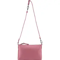 Fredsbruder Leren schoudertas My Bestie Easy Crossbag Juicy Berry roze