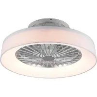 TRIO Led plafondventilator Farsund 47cm wit