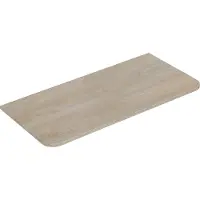 Mueller Rounda topblad met afgeronde hoeken 100x48cm eiken licht