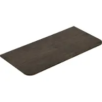 Mueller Rounda topblad met afgeronde hoeken 80x48cm eiken bruin