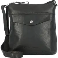 Spikes & Sparrow Bronco Schoudertas Leer 20,5 cm black