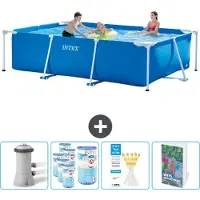 Intex Rechthoekig zwembad - 300x200x75 cm - 5-delig - SCB123