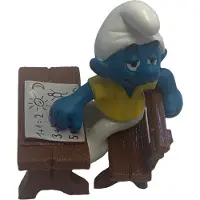 Schleich De smurfen - student smurf in schoolbank - smurf 5,5 cm -