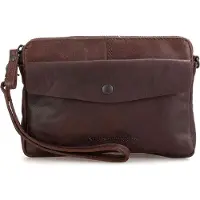 Spikes & Sparrow Crossbody Schoudertas/Clutch Donker Bruin