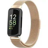 Jumada 's - Milanees bandje - geschikt voor Fitbit Inspire 3 - champagne