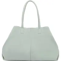 Liebeskind Leren Schoudertas Chelsea Kodiaq Sheep Shopper Frosty Mintgroen