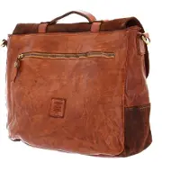 Campomaggi Aktetas leer 40 cm cognac