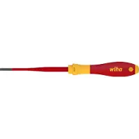 Wiha Schroevendraaier SoftFinish electric slimFix sleufkop 3,5 x 100 mm op blisterverpakking - 39559