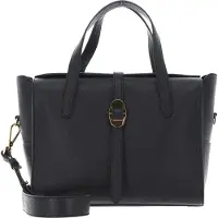 Coccinelle Leren Handtas Schoudertas Cosima Handbag Noir Zwart