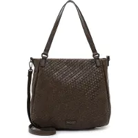 Tamaris Schoudertas Jelena Shopper Mud Bruine