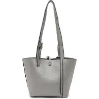 Tamaris Schoudertas Janika Shopper Silver Zilverkleurig