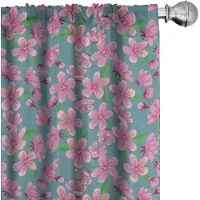 Abakuhaus Kersenbloesem – Gordijnen – 2x75x225 cm – Microvezels, halverduisterend