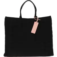 Coccinelle Shopper Never Without Bag Nylon Matelasse Handbag Noir / Noir Zwart