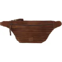 Fredsbruder Leren Gordeltas Schoudertas Riffel Hoza Beltbag Iced Coffee Bruine