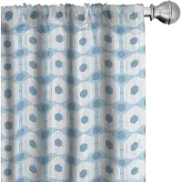 Abakuhaus Abstrakt Gordijnen – 2x75x225 cm – Hemelsblauw