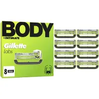 Gillette Labs Body Intimate Scheermesjes - 8 stuks - van