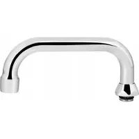 Diamond Afvoer voor wastafel, 3/4 inch, type C, 25 cm, chroom