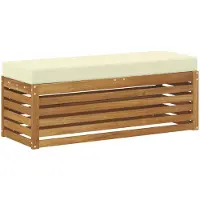 vidaXL Buitenstoel Bank Massief Acacia Hout Naturel