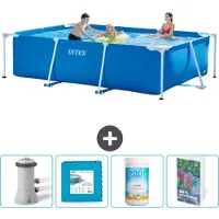Intex Rechthoekig zwembad - 300x200x75 cm - 5-delig - SCB130