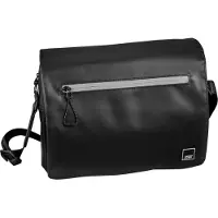 Jost Laptoptas Schoudertas met laptopvak Tolja Cyclist Shoulder Bag Black Zwart