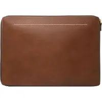 Fossil Leren Laptop hoes met laptopvak Westover Laptop Case Medium Brown Bruine