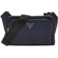 GUESS Gordeltas Milano Flat Bumbag Dark Blue Donkerblauw