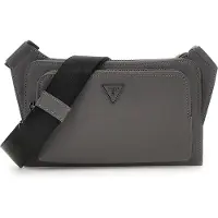 GUESS Gordeltas Milano Flat Bumbag Asphalt Grijs
