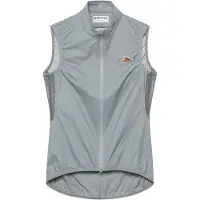 CafÉ Du Cycliste - Women's Edith Gilet - Fietsbodywarmer S, grijs