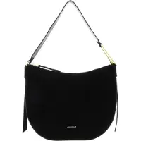 Coccinelle Leren Schoudertas Priscilla Su. Dr Shoulderbag Noir Zwart