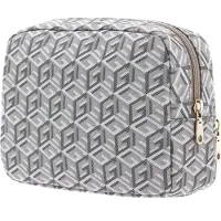 GUESS Cosmetische tas Cosmetic Pouch Stone Beige