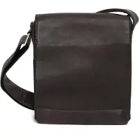 Harold's Leren Schoudertas Campo Crossbag Brown Donkerbruin