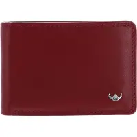 Golden Head Leren portemonnee Polo RFID Protect Minischeintasche 1193 Rot donkerrood