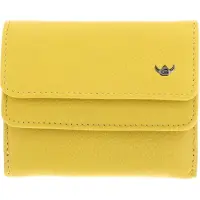 Golden Head Leren portemonnee Madrid RFID Protect Überschlagbörse 1176 Sonnengelb geel