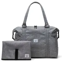 Herschel luiertas Strand Duffle / Diaper Bag 24 L Raven Crosshatch grijs