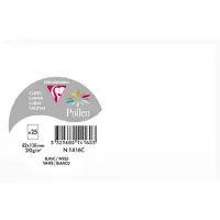Clairefontaine Kaartjes 82 x 128 mm, wit