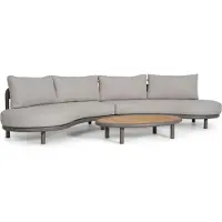 Santika Furniture Santika Wave hoek loungeset 3-delig