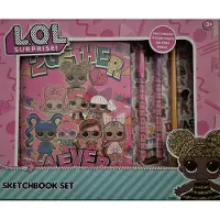 L.O.L. Surprise! Sketchbook Set - Schetsboek - 40+ Stickers - Gelpennen - HB Potlood