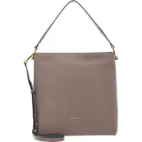 Coccinelle Leren Handtas Schoudertas Liya Handbag Warm Tau / Kale G Taupe