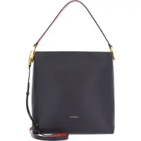 Coccinelle Leren Handtas Schoudertas Liya Handbag Ardesia / Tangeri Donkergrijs