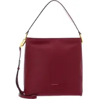 Coccinelle Leren Handtas Schoudertas Liya Handbag Garnet R / Pulp P (rood)paars