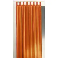 Coulisse Decoration - gordijn met lussen - oranje - Taft - 140 x 280cm