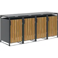 Garden Impressions Binport containerberging 272x80x118 cm - light teak look