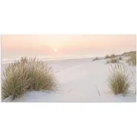 PosterMonkey Poster 40x20 cm - Horizon - Duinlandschap - Zand - Posters - Kamer decoratie - Wanddecoratie woonkamer - Muurdecoratie slaapkamer
