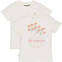 QPI T-shirt met backprint wit Meisjes Katoen Ronde hals Backprint - maat 92
