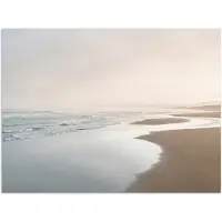 PosterMonkey Poster 80x60 cm - Kustlijn - Strand - Oceaan - Posters - Kamer decoratie - Wanddecoratie woonkamer - Muurdecoratie slaapkamer